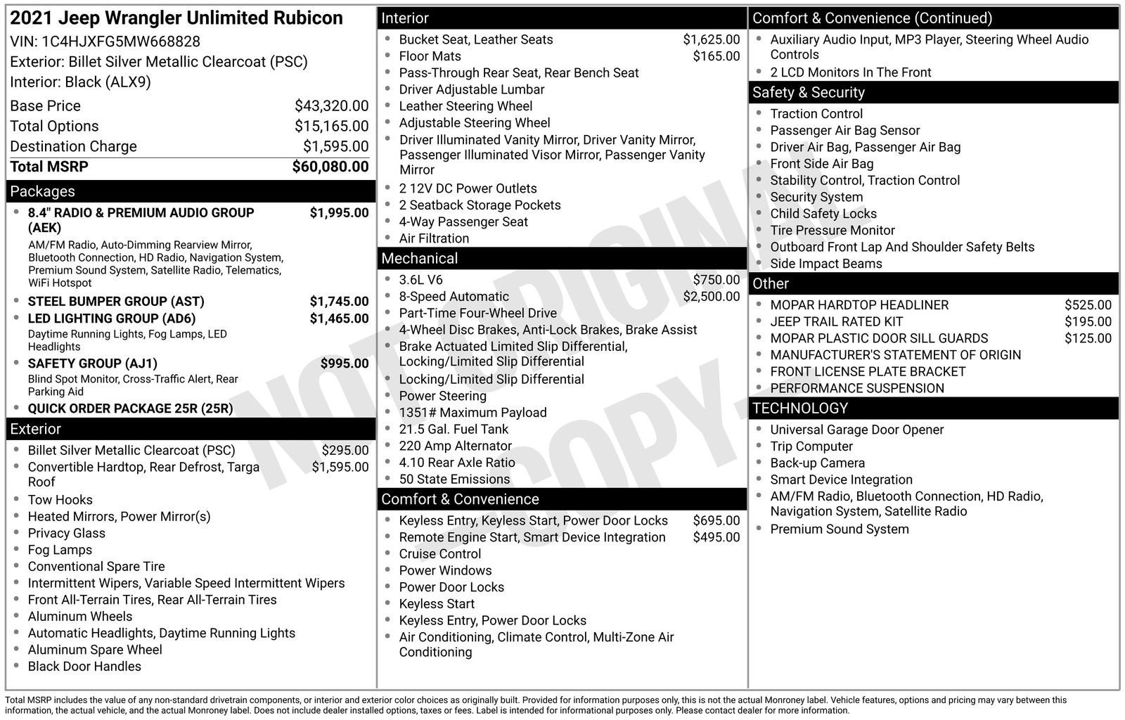 2021 Jeep Wrangler Unlimited Rubicon