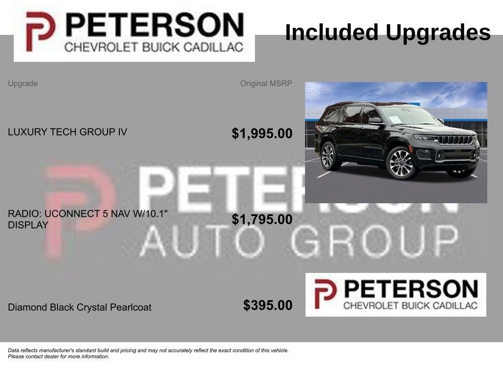 2021 Jeep Grand Cherokee L Overland 4x4