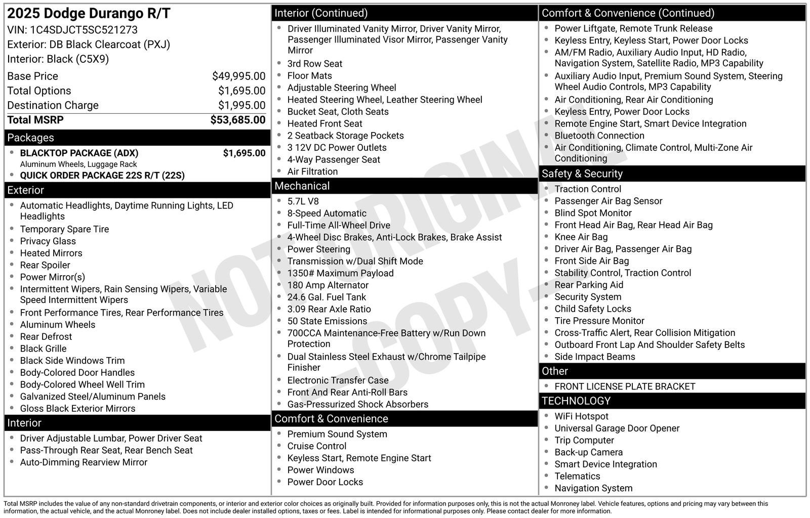 2025 Dodge Durango R/T AWD