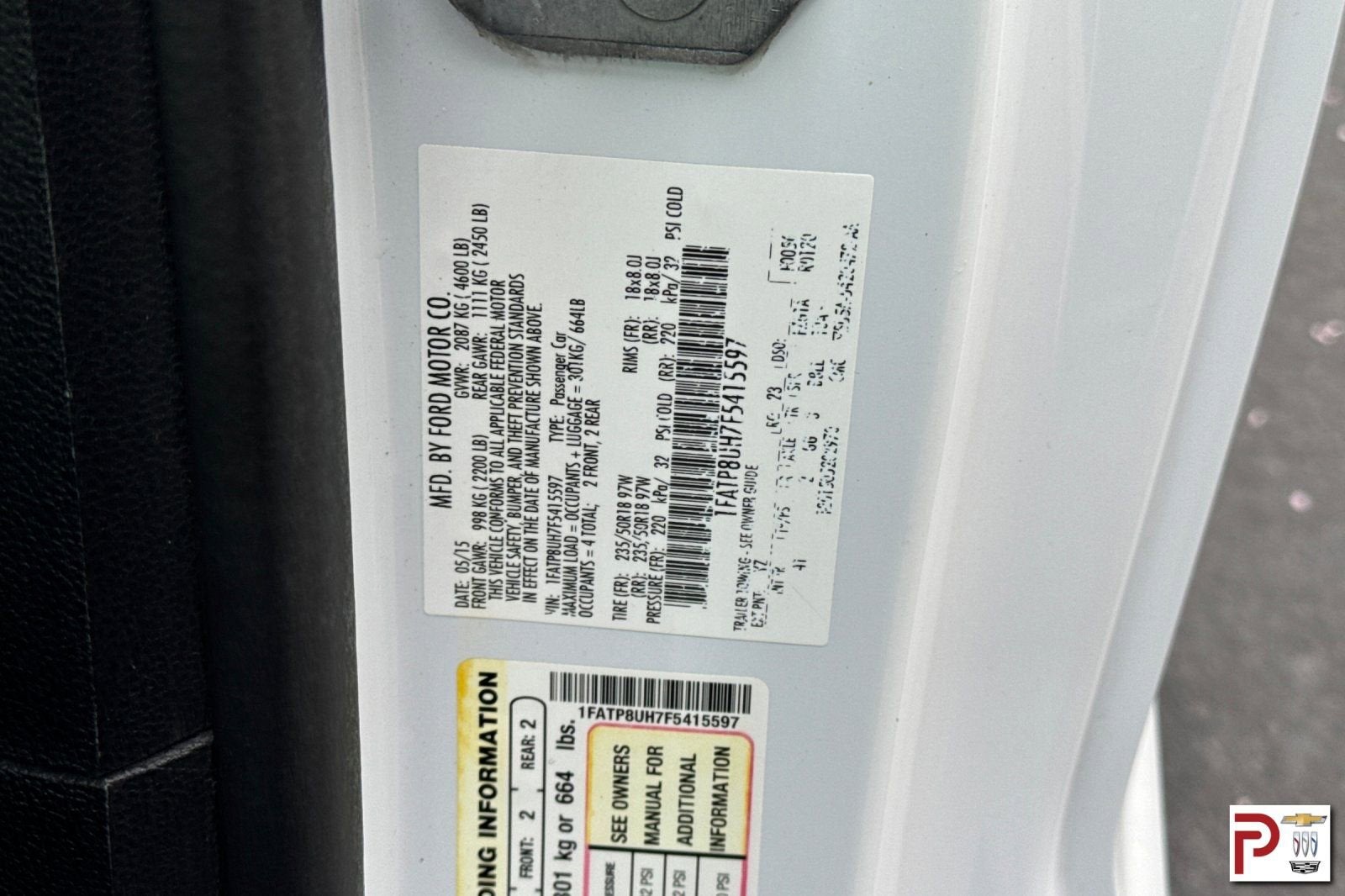 2015 Ford Mustang EcoBoost Premium