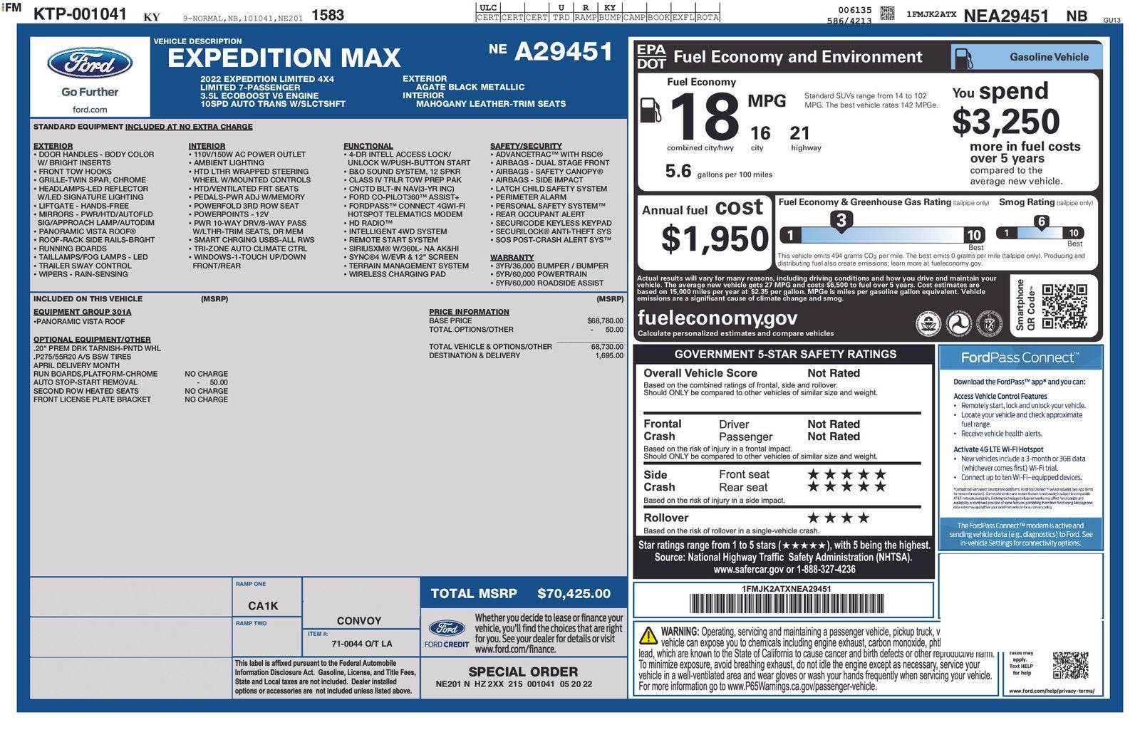 2022 Ford Expedition Limited MAX