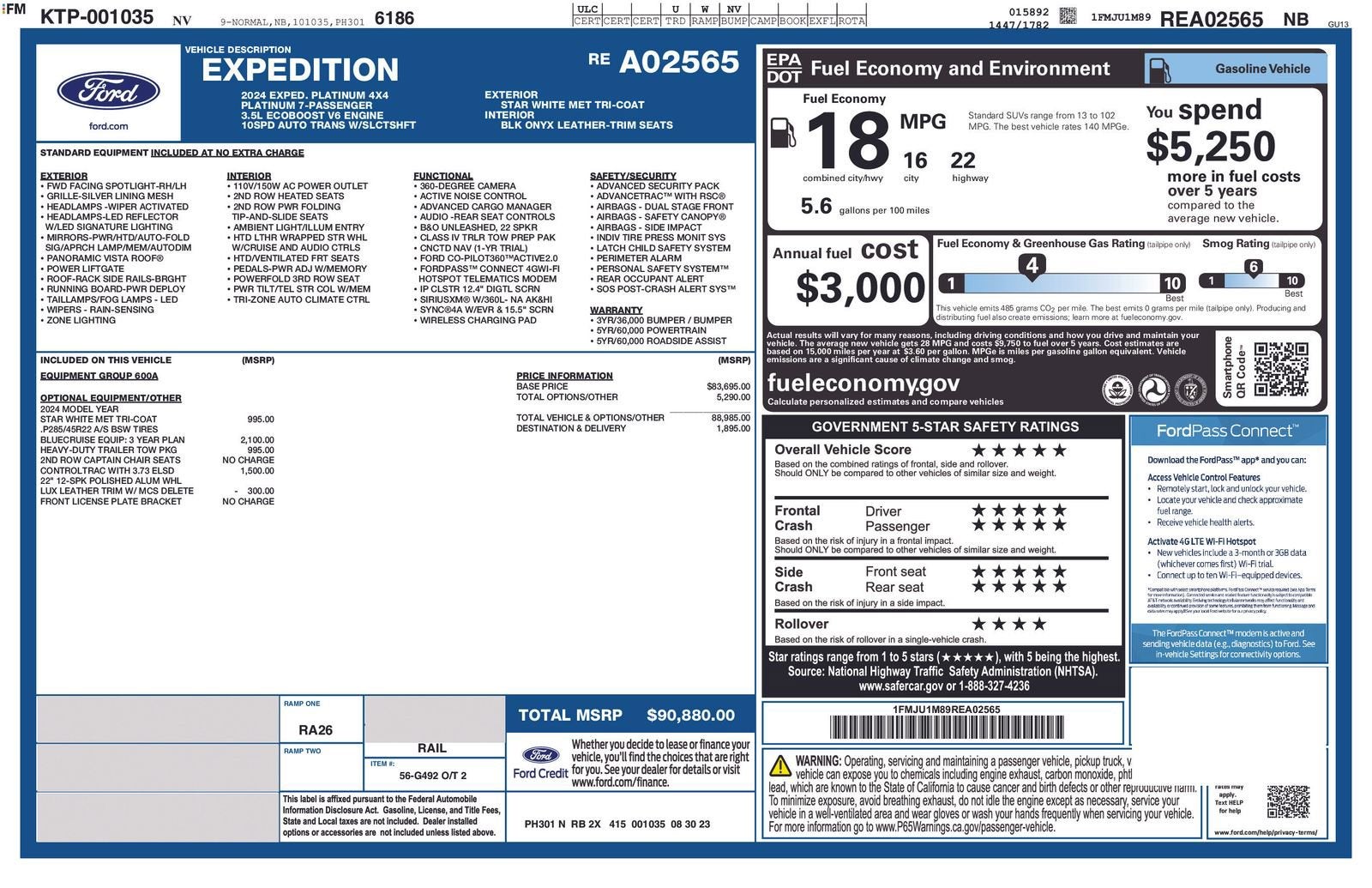 2024 Ford Expedition Platinum