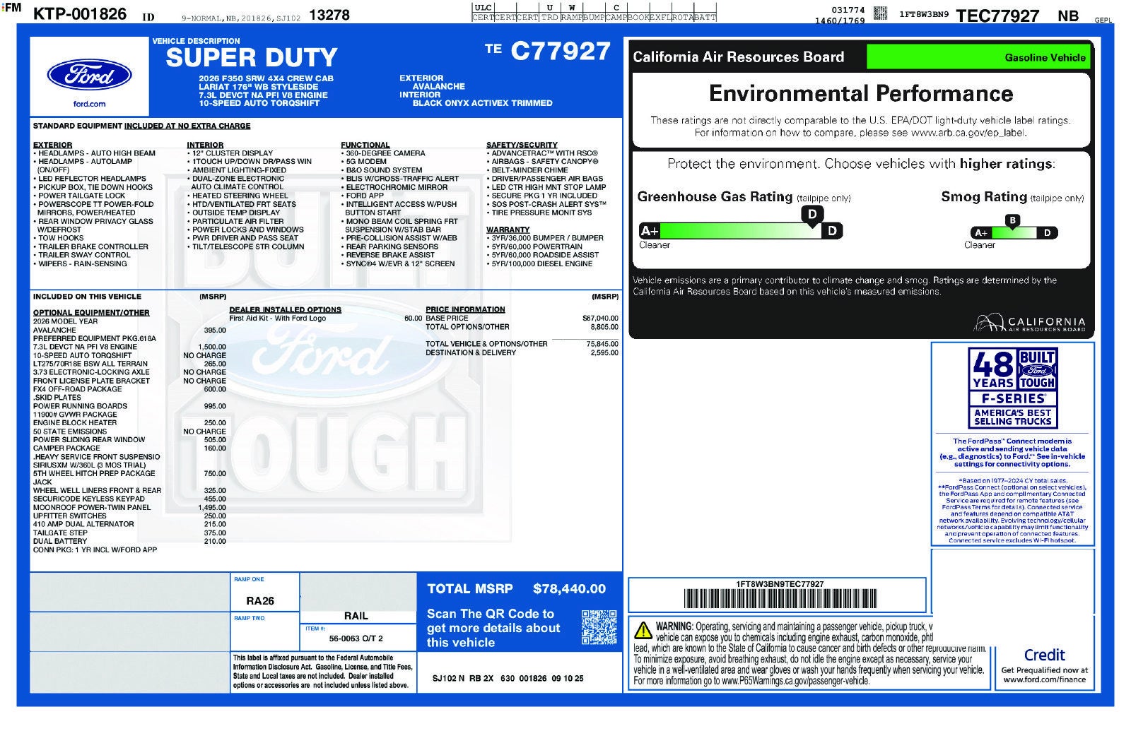 2026 Ford Super Duty F-350 SRW XL