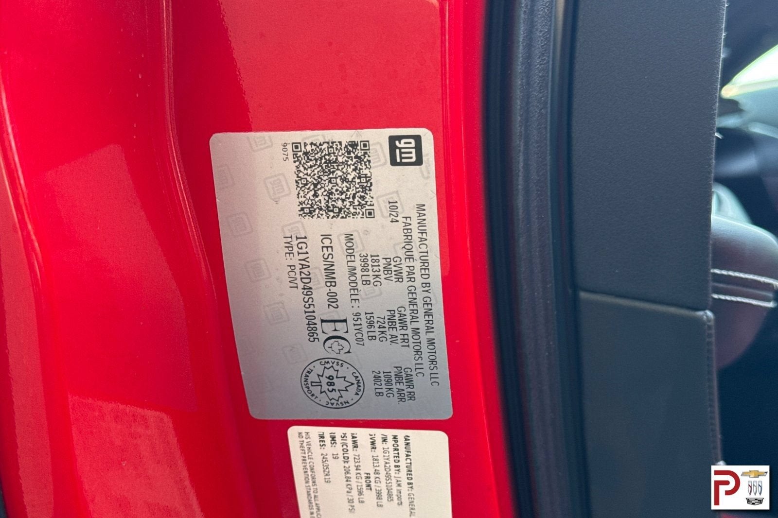 2025 Chevrolet Corvette Stingray 1LT