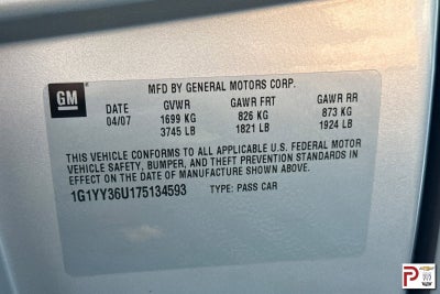 2007 Chevrolet Corvette NA