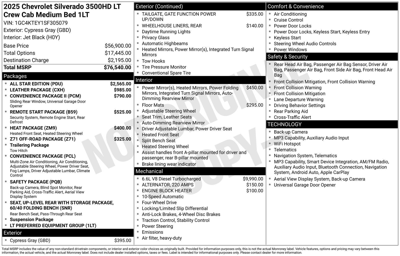 2025 Chevrolet Silverado 3500 HD LT