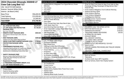2024 Chevrolet Silverado 3500 HD LT