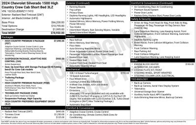 2024 Chevrolet Silverado 1500 High Country