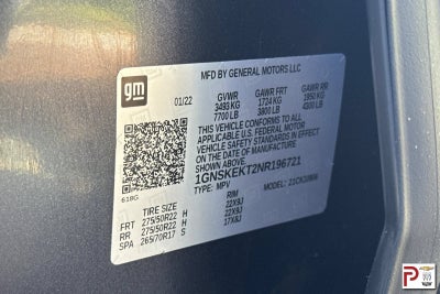2022 Chevrolet Suburban RST