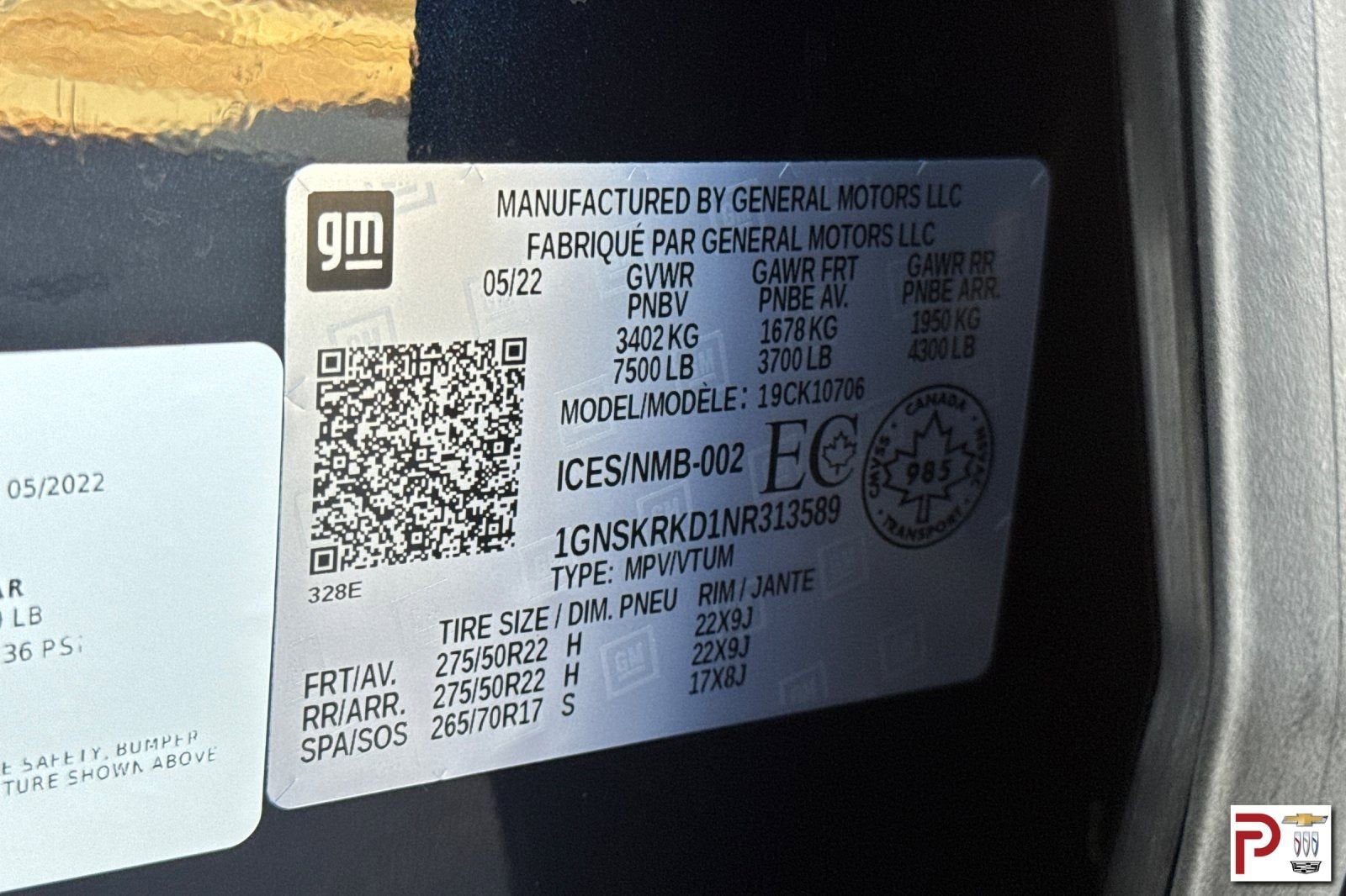 2022 Chevrolet Tahoe RST