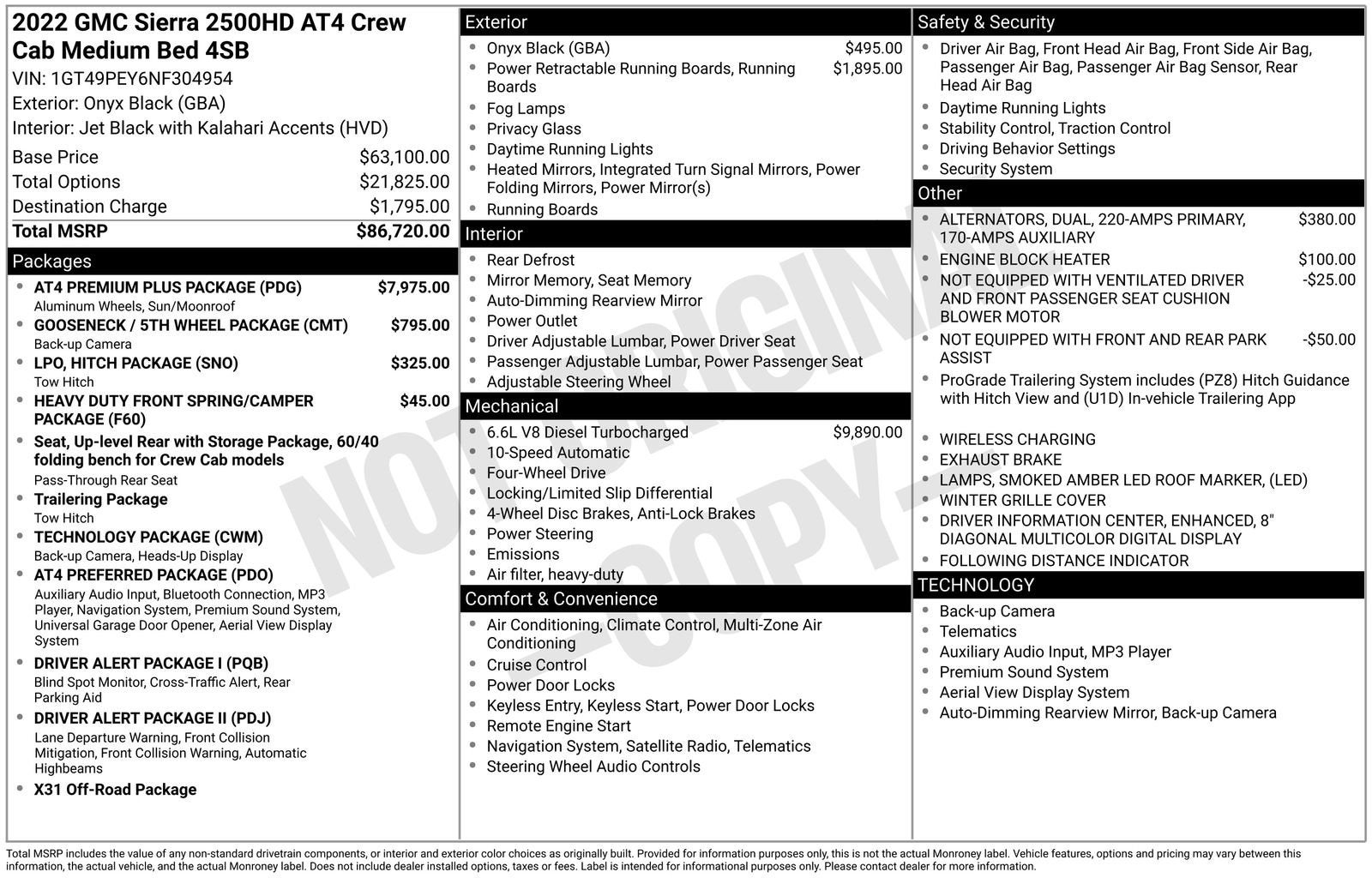 2022 GMC Sierra 2500 HD AT4