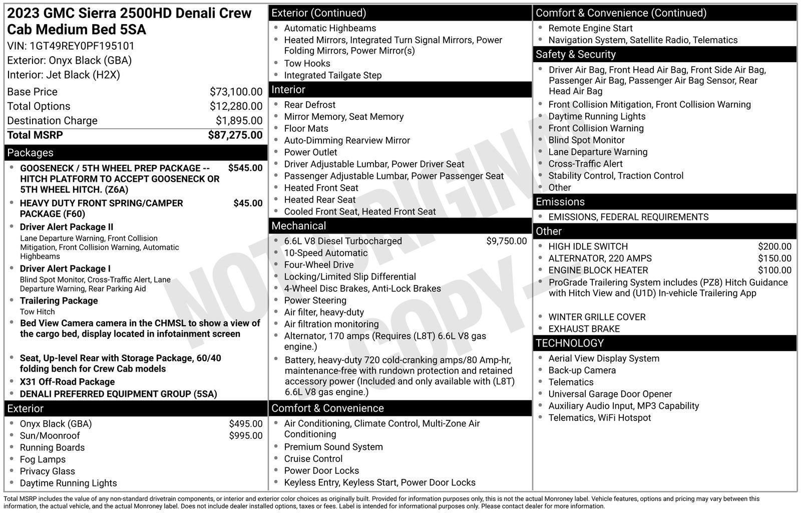 2023 GMC Sierra 2500 HD Denali