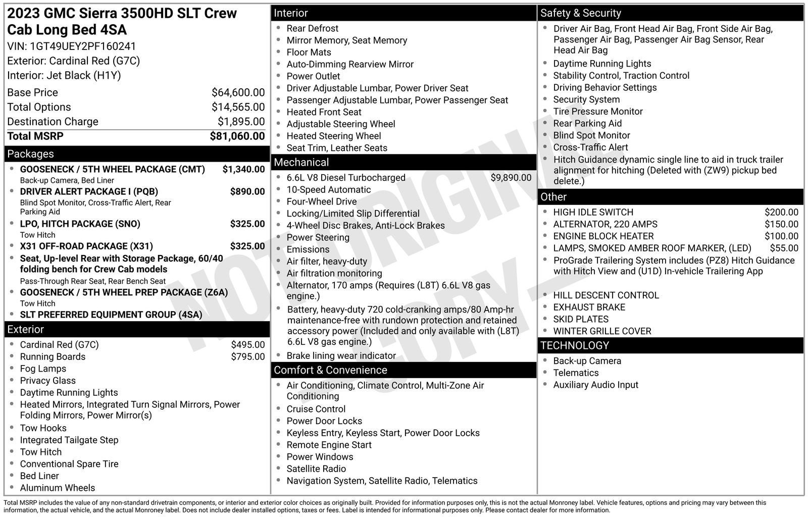 2023 GMC Sierra 3500 HD SLT