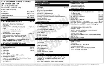 2024 GMC Sierra 3500 HD SLT