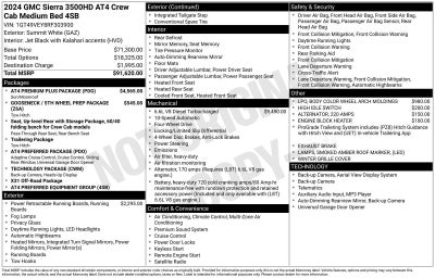 2024 GMC Sierra 3500 HD AT4