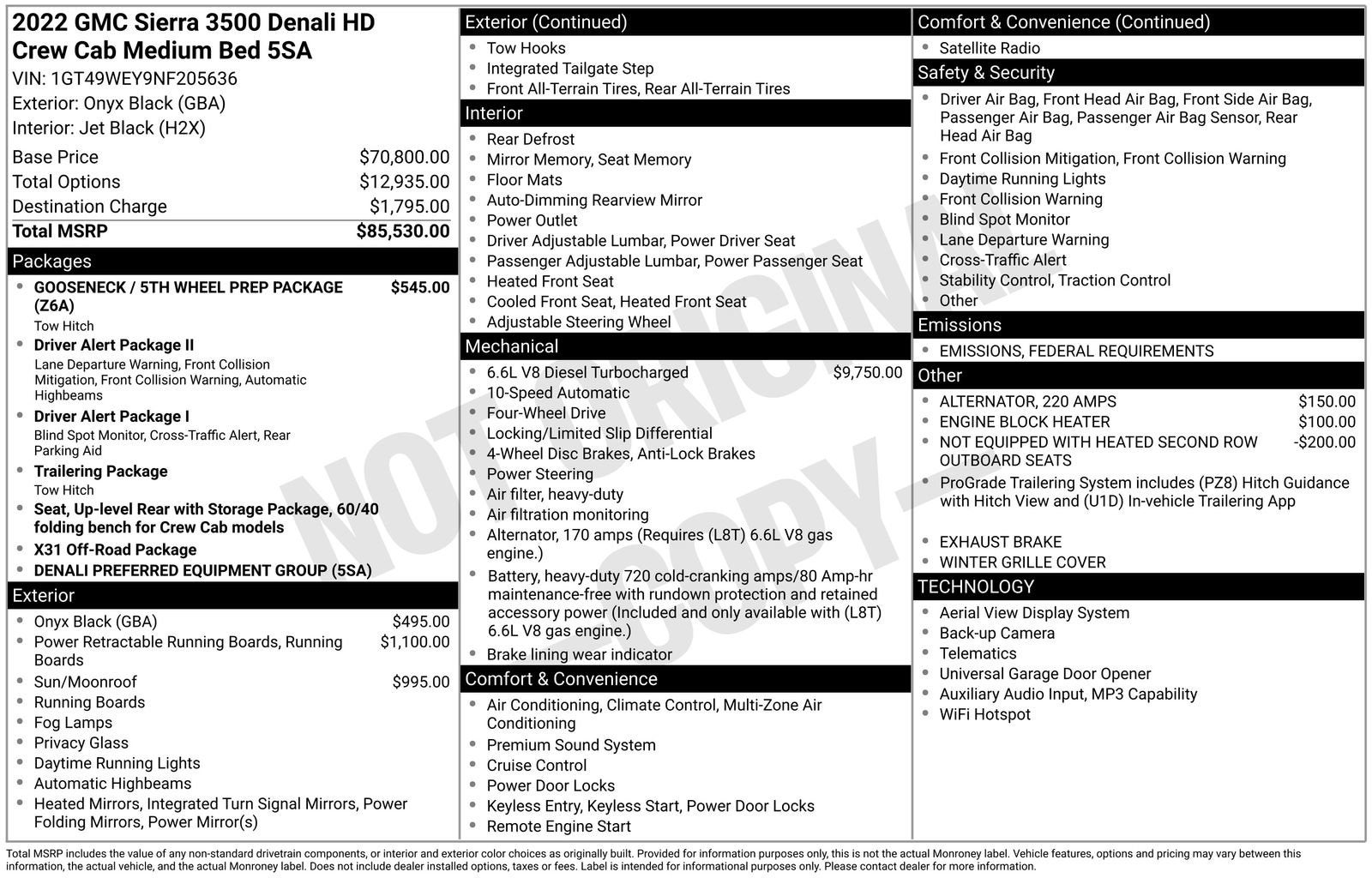 2022 GMC Sierra 3500 HD Denali