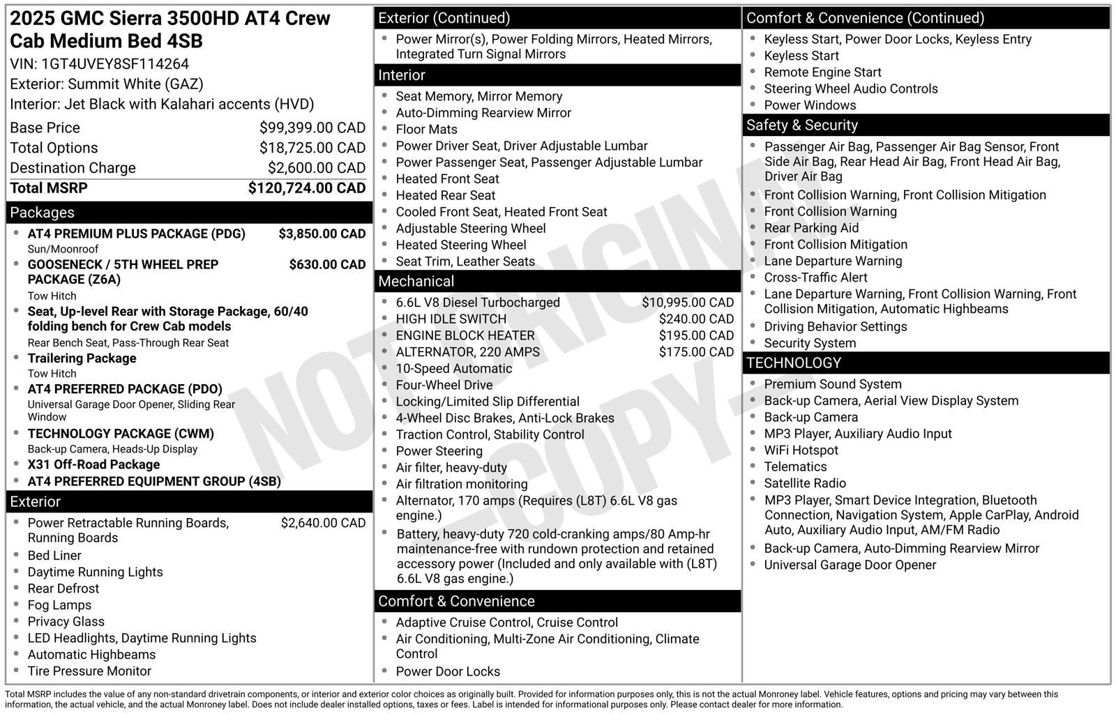 2025 GMC Sierra 3500 HD AT4