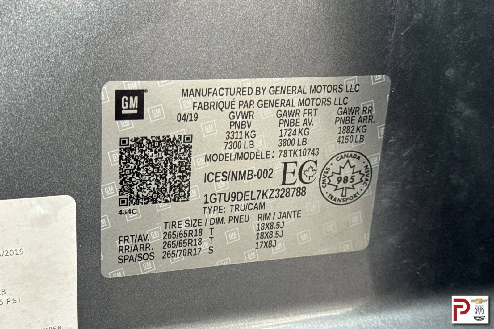 2019 GMC Sierra 1500 SLT