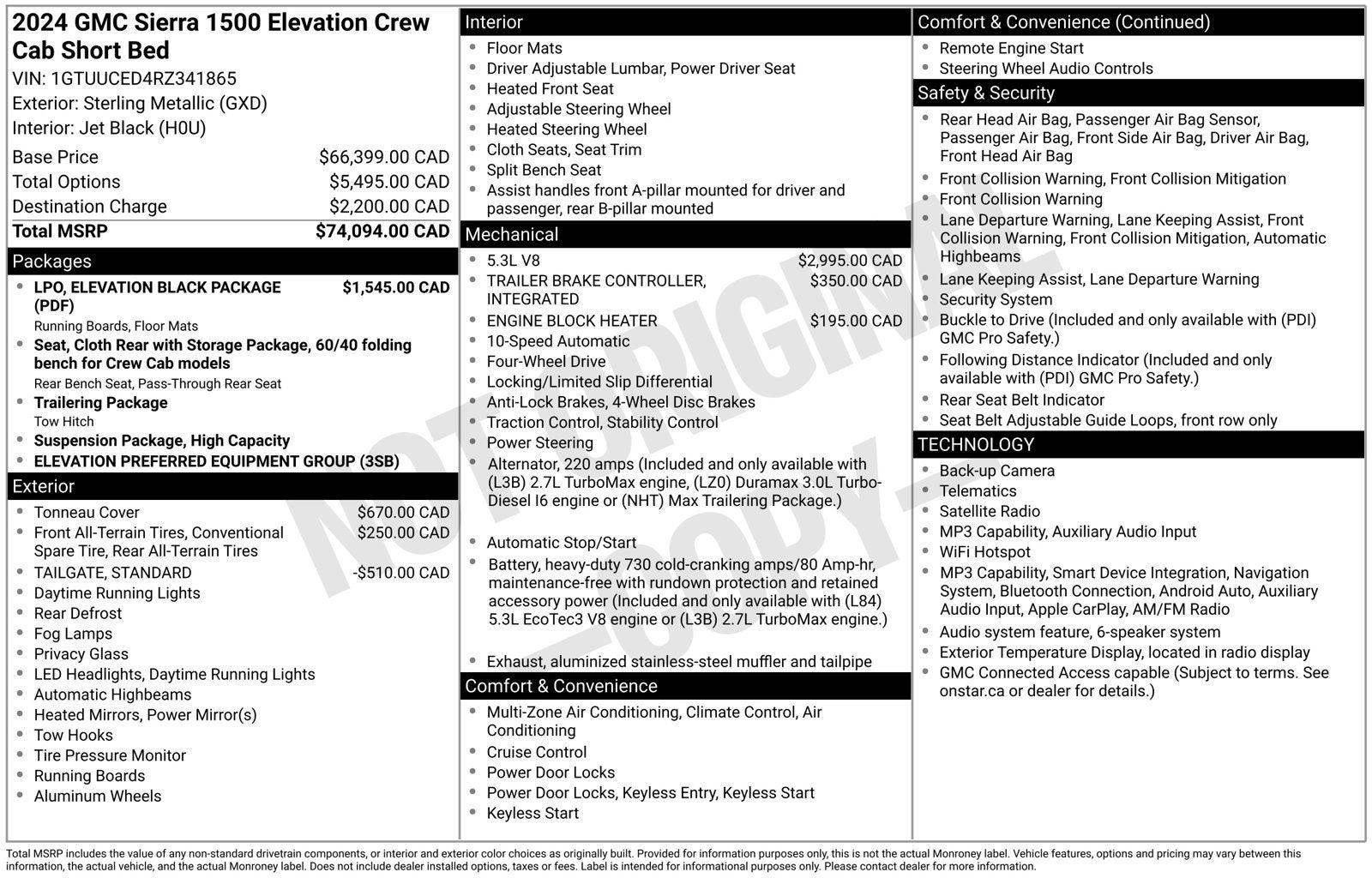 2024 GMC Sierra 1500 Elevation