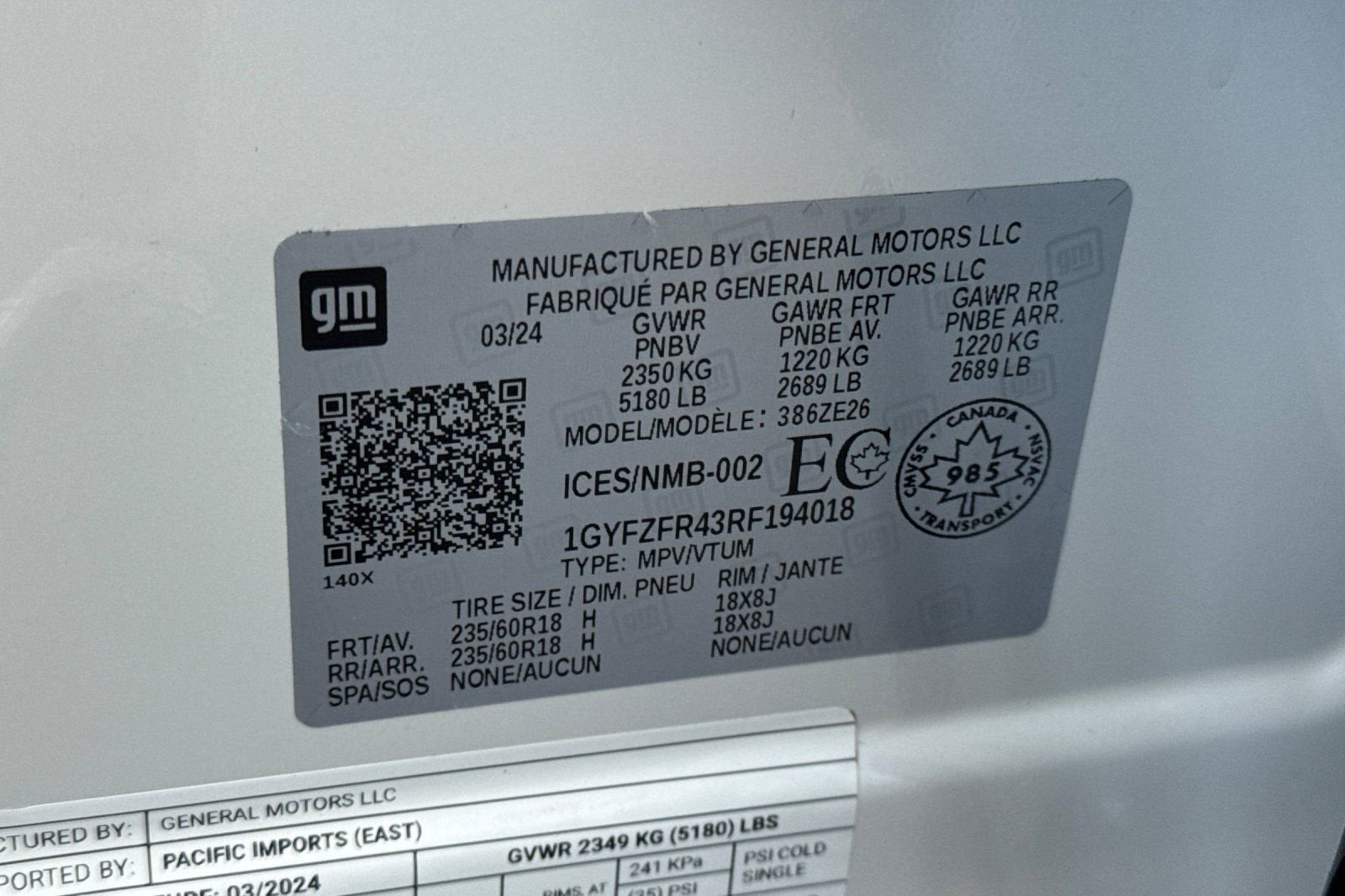 2024 Cadillac XT4 Sport