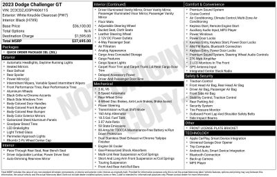 2023 Dodge Challenger GT