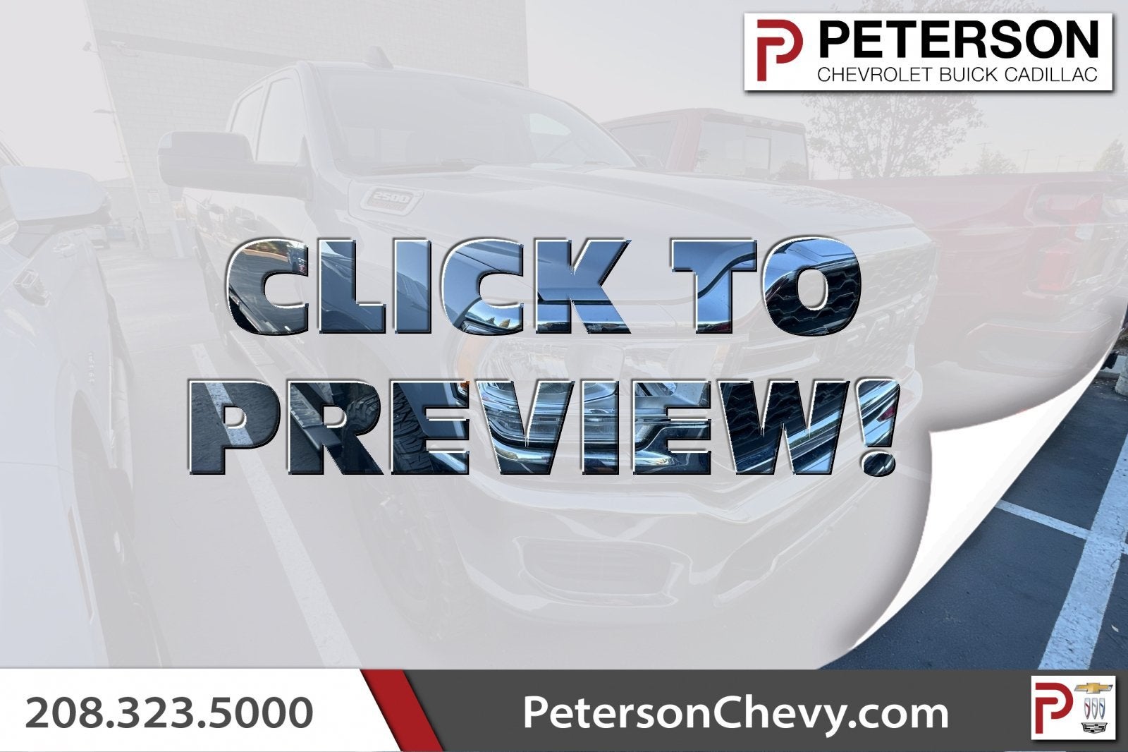 2020 RAM 2500 Tradesman Crew Cab 4x4 6'4" Box