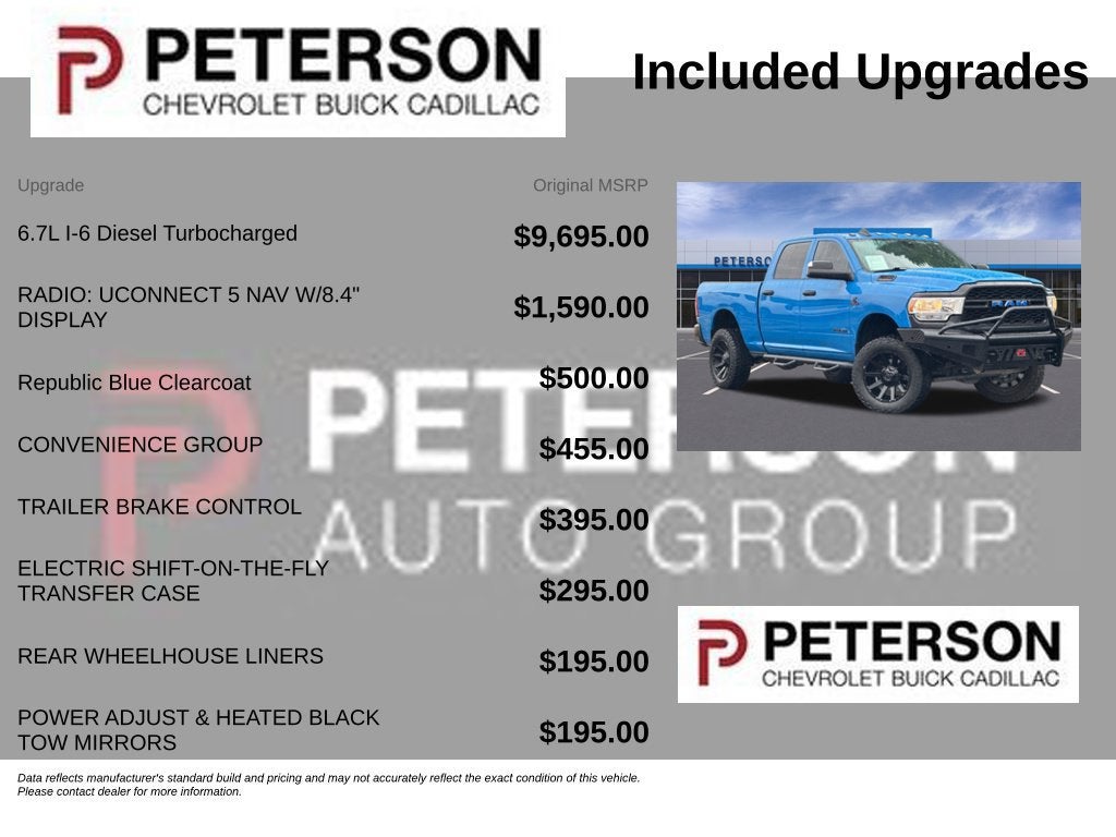 2022 RAM 2500 Tradesman Crew Cab 4x4 6'4" Box
