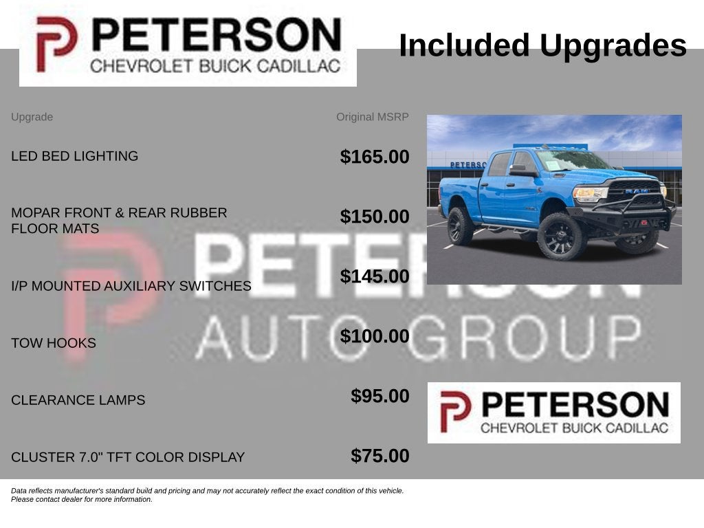 2022 RAM 2500 Tradesman Crew Cab 4x4 6'4" Box