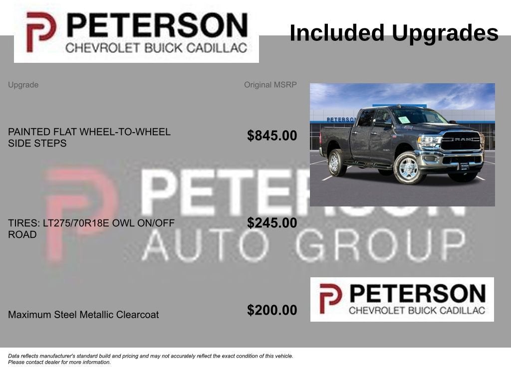 2019 RAM 2500 Big Horn Crew Cab 4x4 6'4" Box