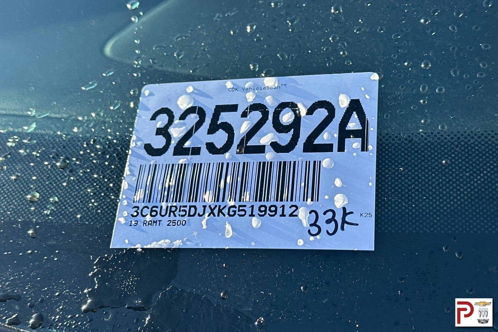 2019 RAM 2500 Big Horn Crew Cab 4x4 6'4" Box