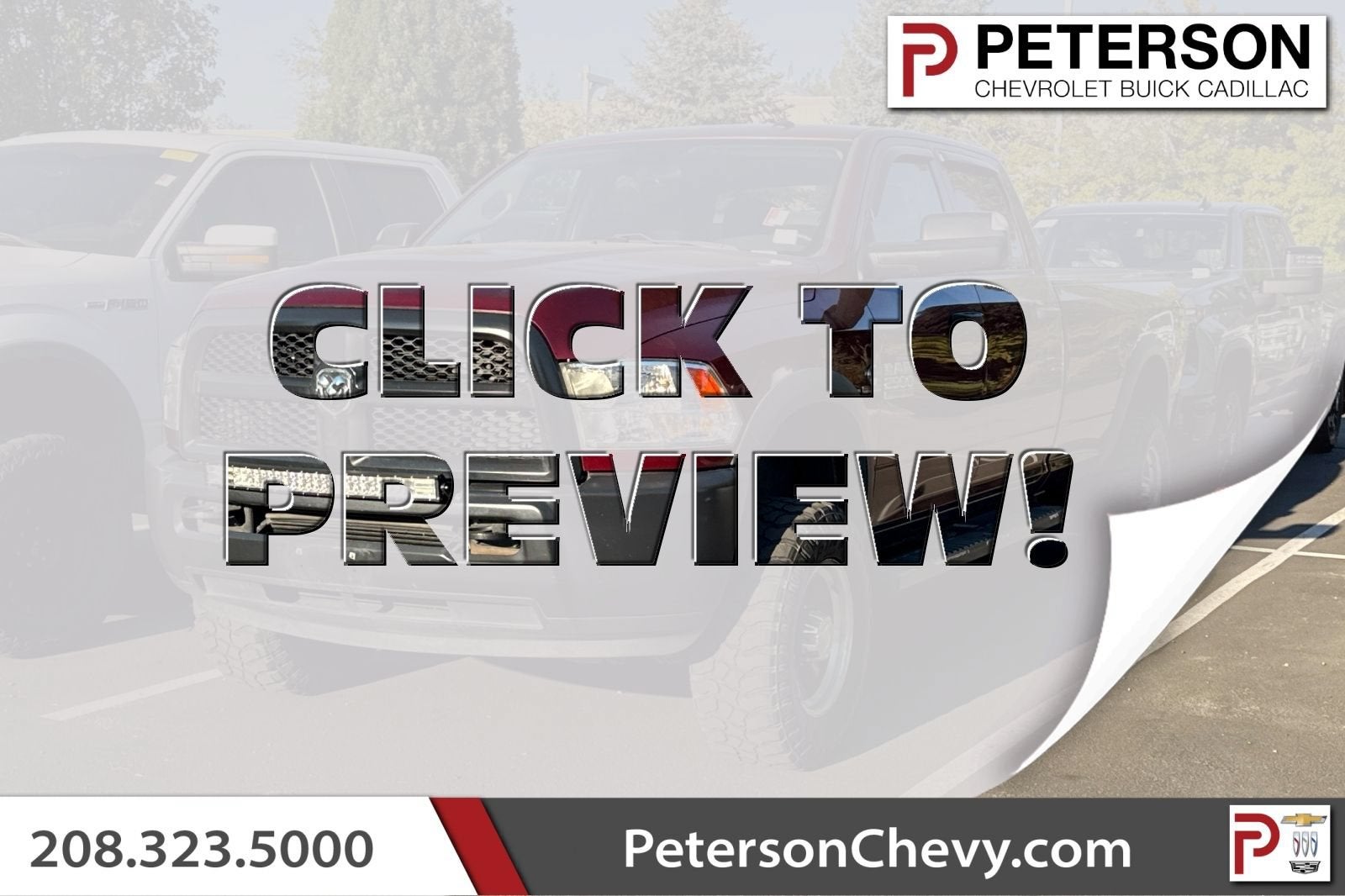 2017 RAM 2500 Tradesman Crew Cab 4x4 8' Box