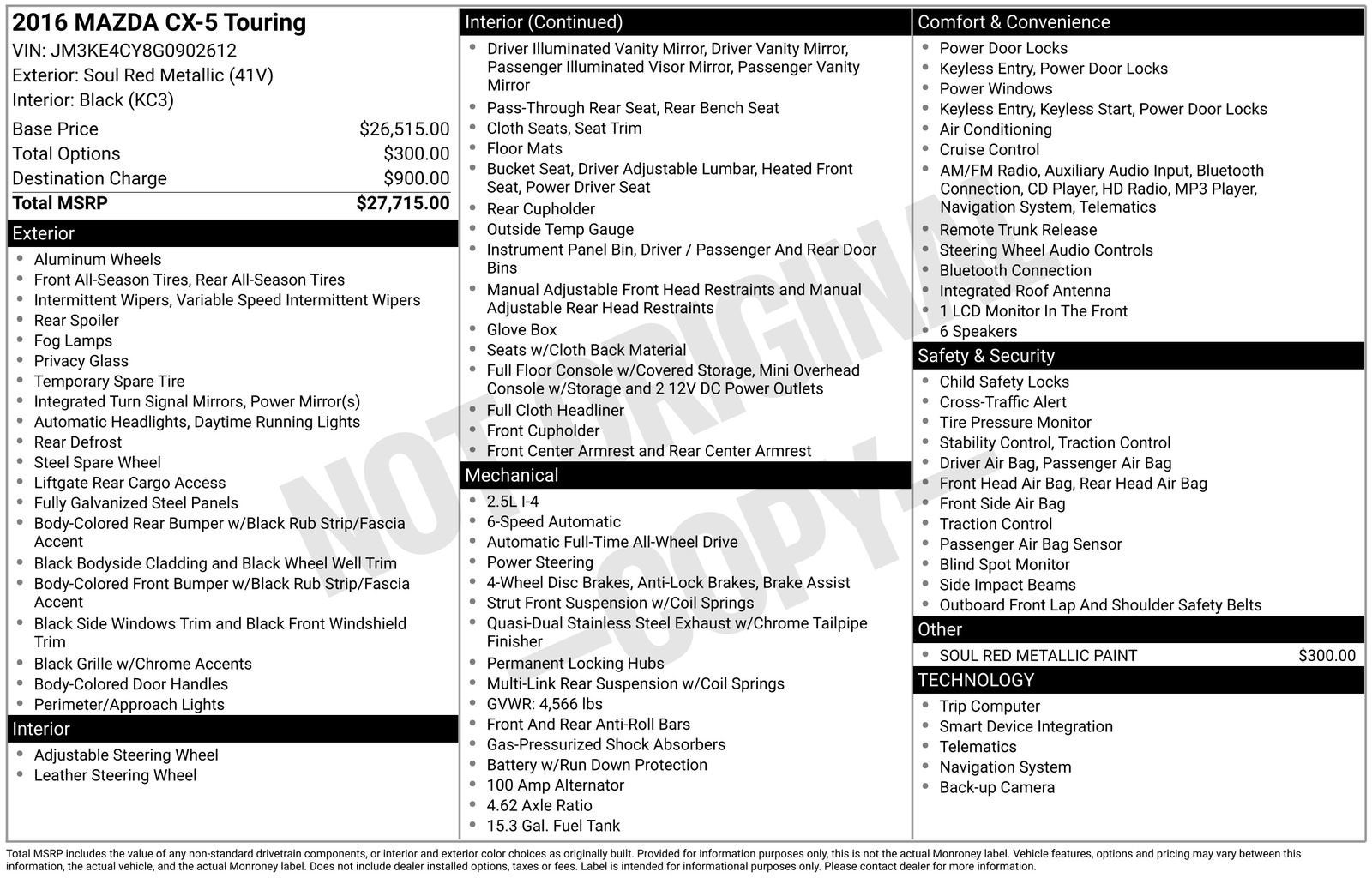 2016 Mazda Mazda CX-5 Touring