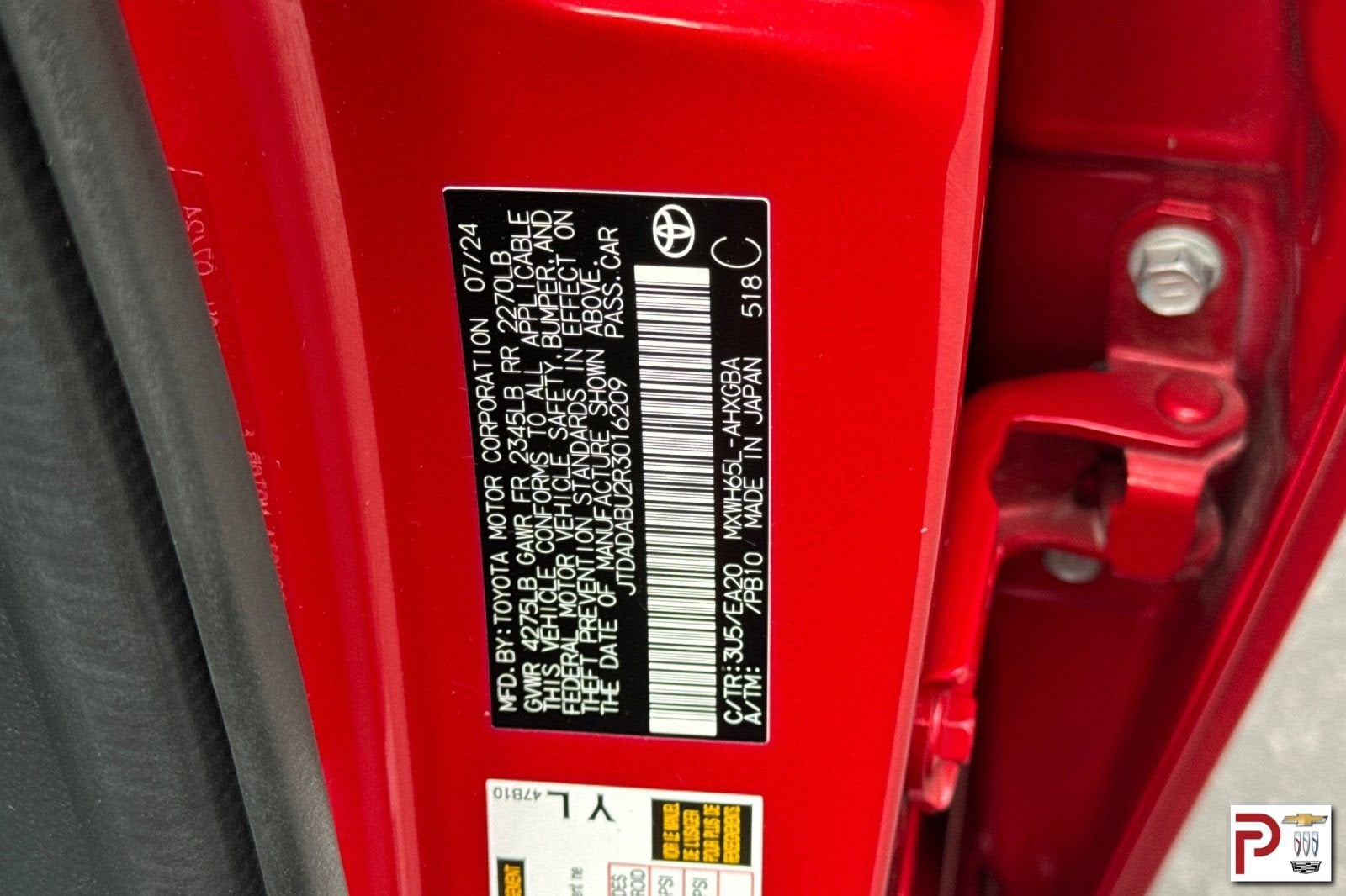 2024 Toyota Prius XLE AWD-e