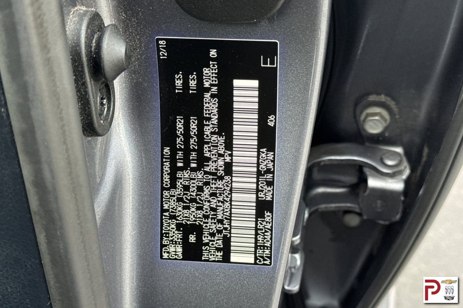 2019 Lexus LX 570 Three-Row