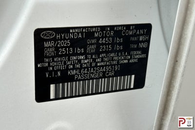 2025 Hyundai Sonata SEL